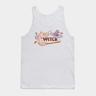 100% that Witch Halloween design Tank Top